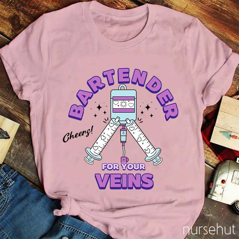 Bartender Veins Nurse T-Shirt