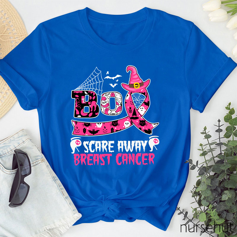 Scare Away Breast Cancer Nurse T-Shirt