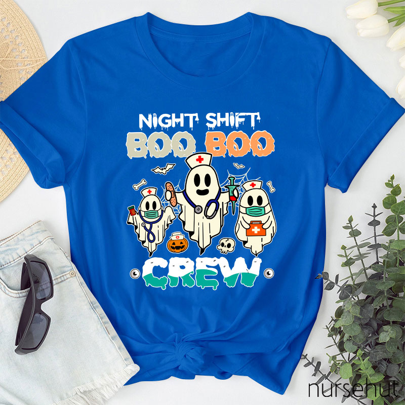 Night Shift Boo Boo Crew Nurse T-Shirt
