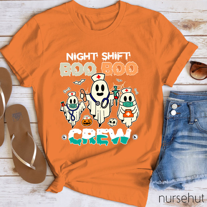 Night Shift Boo Boo Crew Nurse T-Shirt