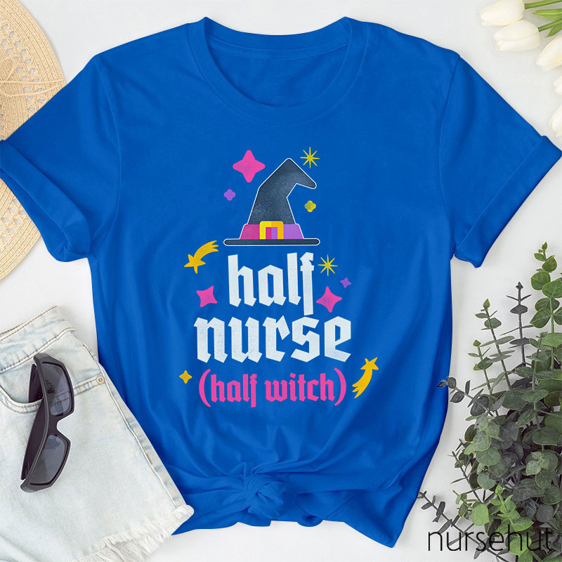Half Nurse Half Witch Nurse T-Shirt