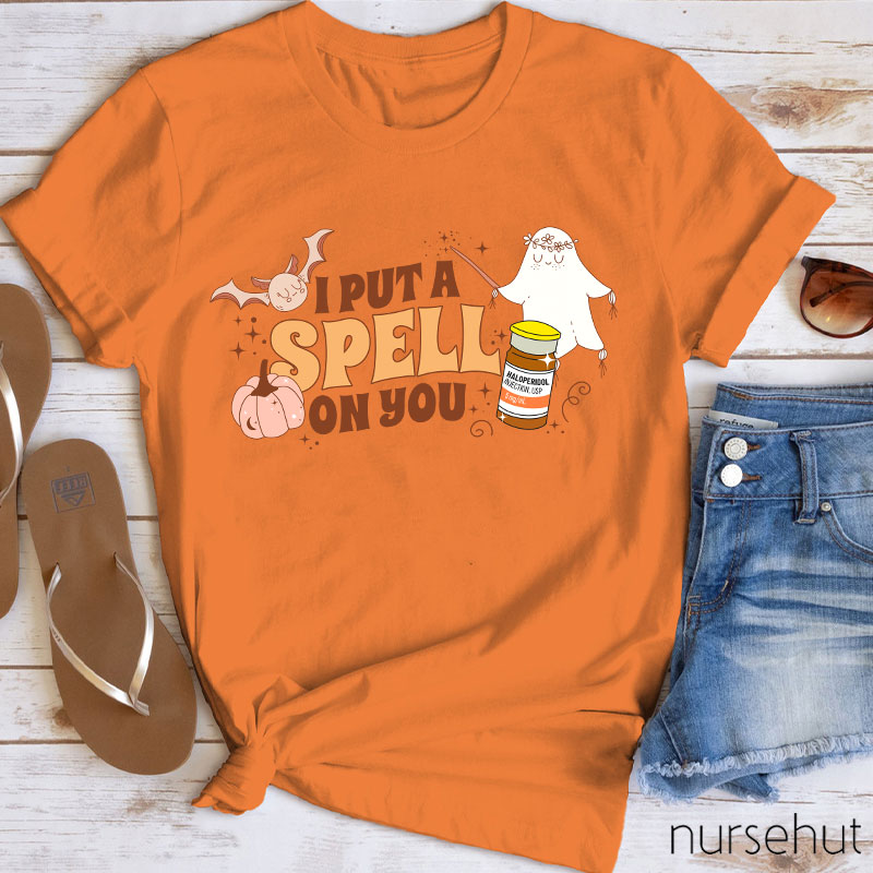 I Put Spell On You Nurse T-Shirt