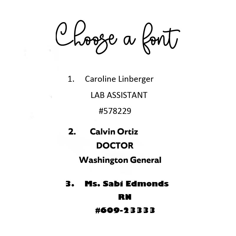 Personalized Name Professional Stamp Nurse Rectangle Stamp