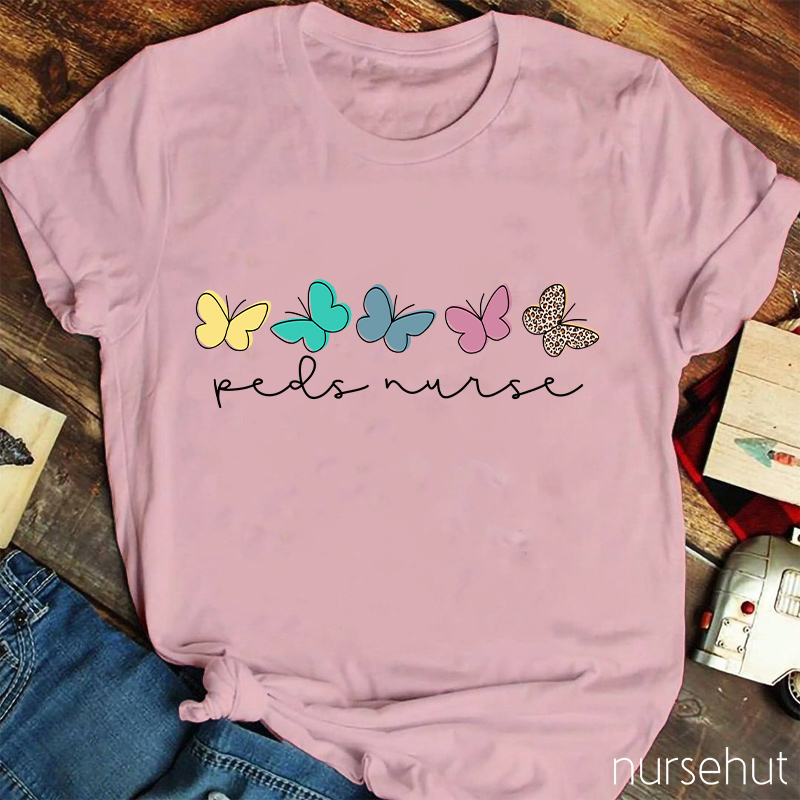Dance To The Rhythm Of Life Butterflies Nurse T-Shirt