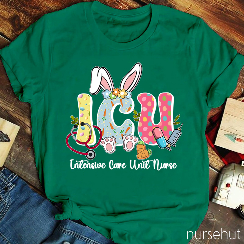 Personalized Easter Bunny And Her Job Nurse T-Shirt
