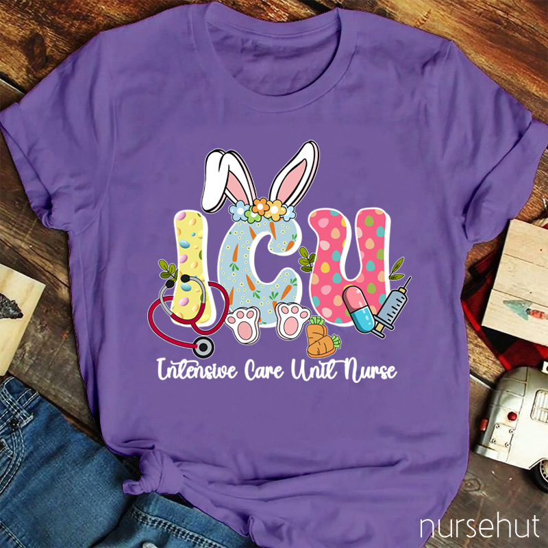 Personalized Easter Bunny And Her Job Nurse T-Shirt