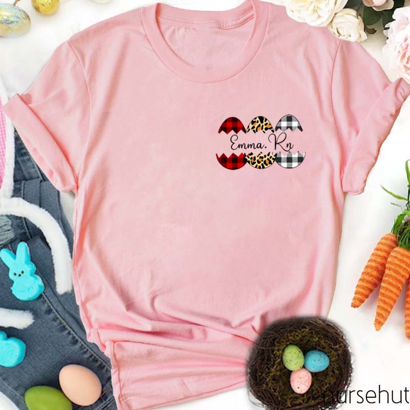 Personalized Happy Easter Nurse T-Shirt