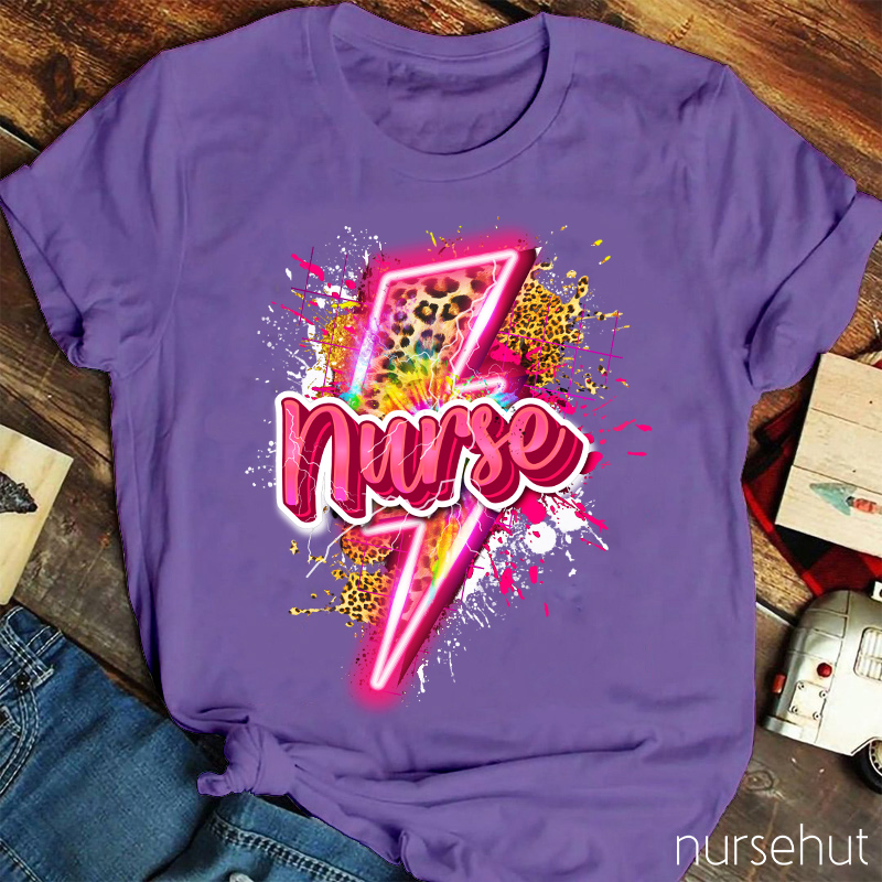 Nurses Are Always There When You Need Them Lightning Fast Nurse T-Shirt