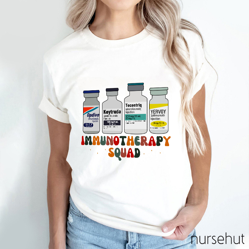 Immunotherapy Squad Nurse T-Shirt