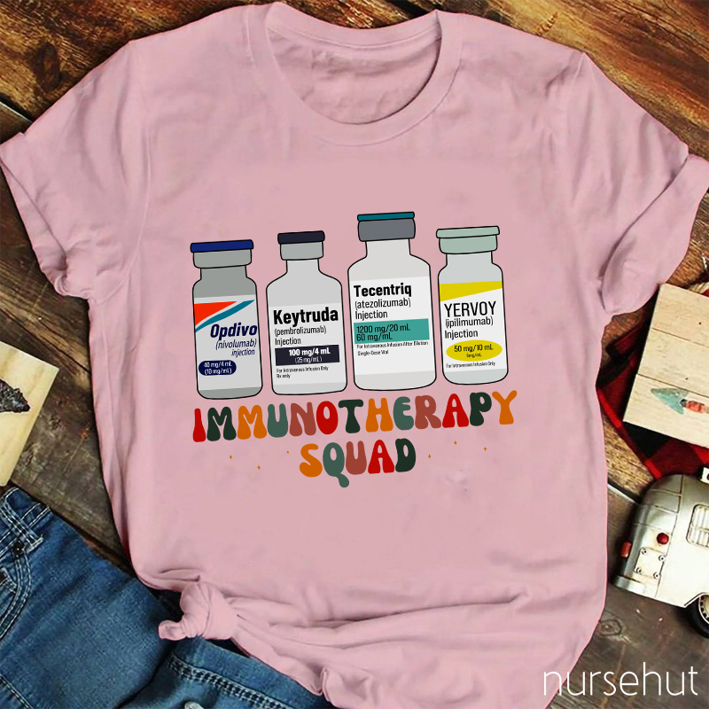 Immunotherapy Squad Nurse T-Shirt