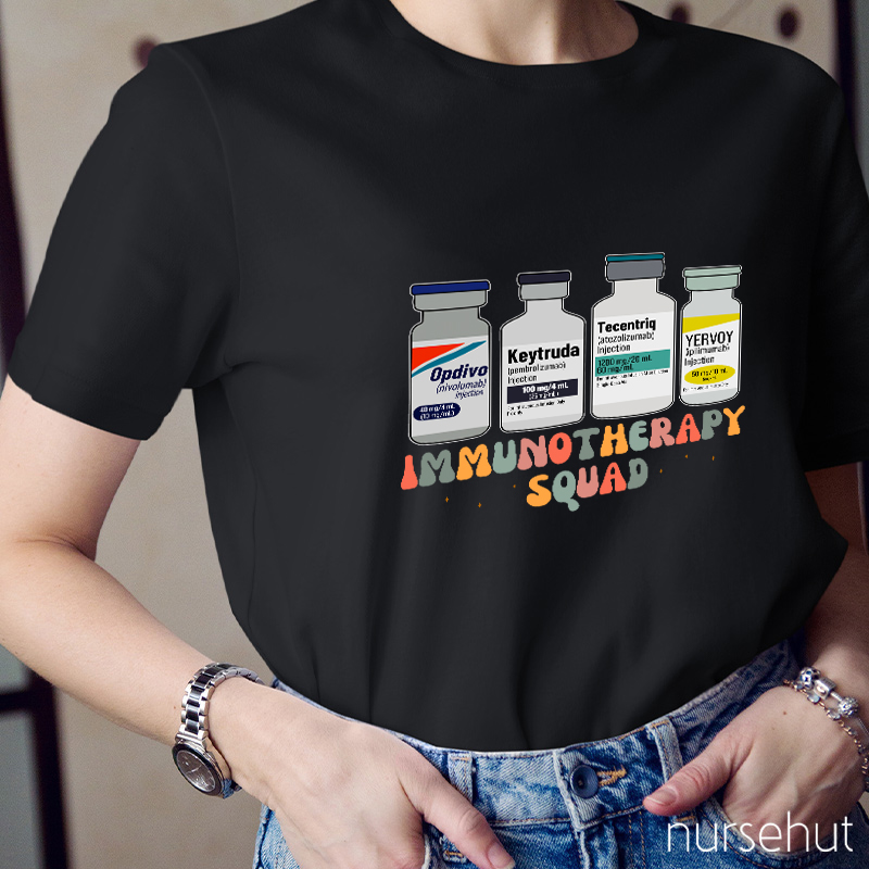 Immunotherapy Squad Nurse T-Shirt