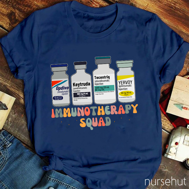 Immunotherapy Squad Nurse T-Shirt