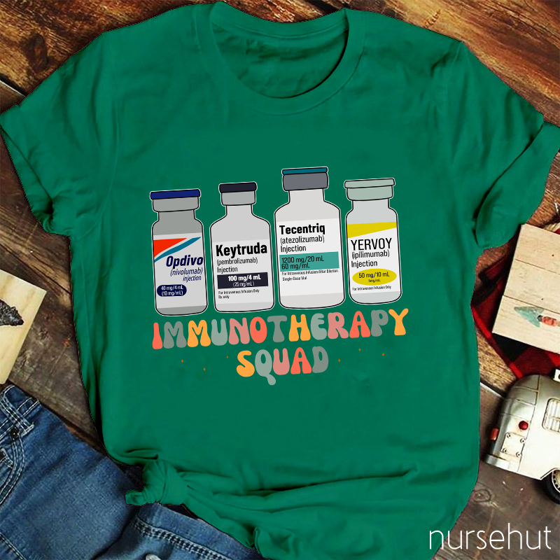 Immunotherapy Squad Nurse T-Shirt