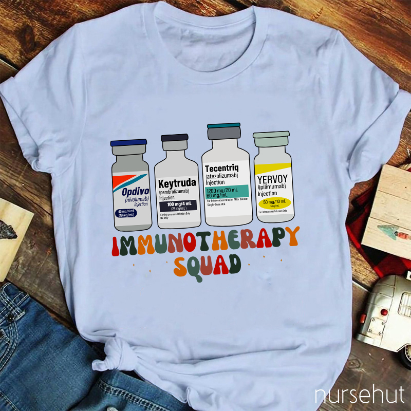 Immunotherapy Squad Nurse T-Shirt