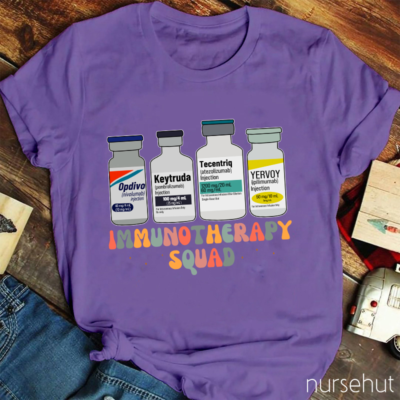 Immunotherapy Squad Nurse T-Shirt