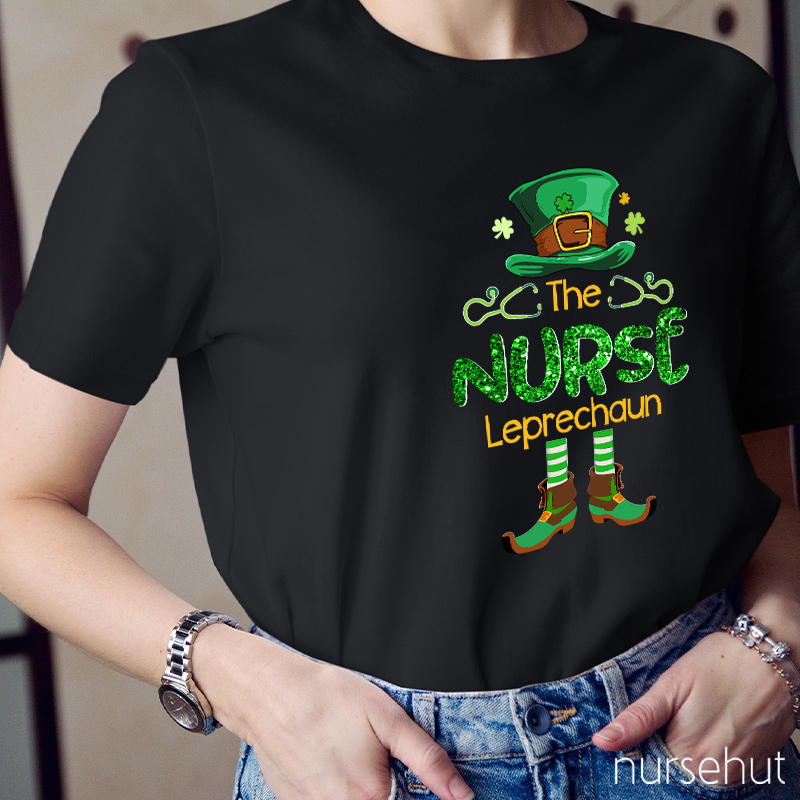 The Nurse Leprechaun Nurse T-Shirt
