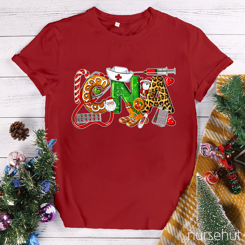 CNA We Deserve A Wonderful Christmas Nurse T-Shirt