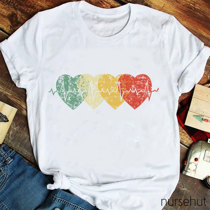 Heart Beat Nurse T-Shirt