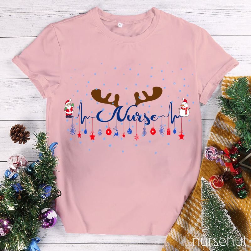 Hear The Sounds Of Christmas Nurse T-Shirt