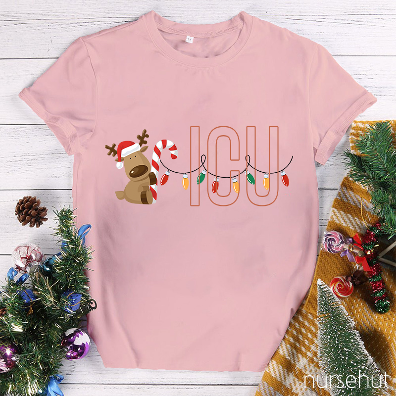Personalized Jolly ICU Nurse T-Shirt