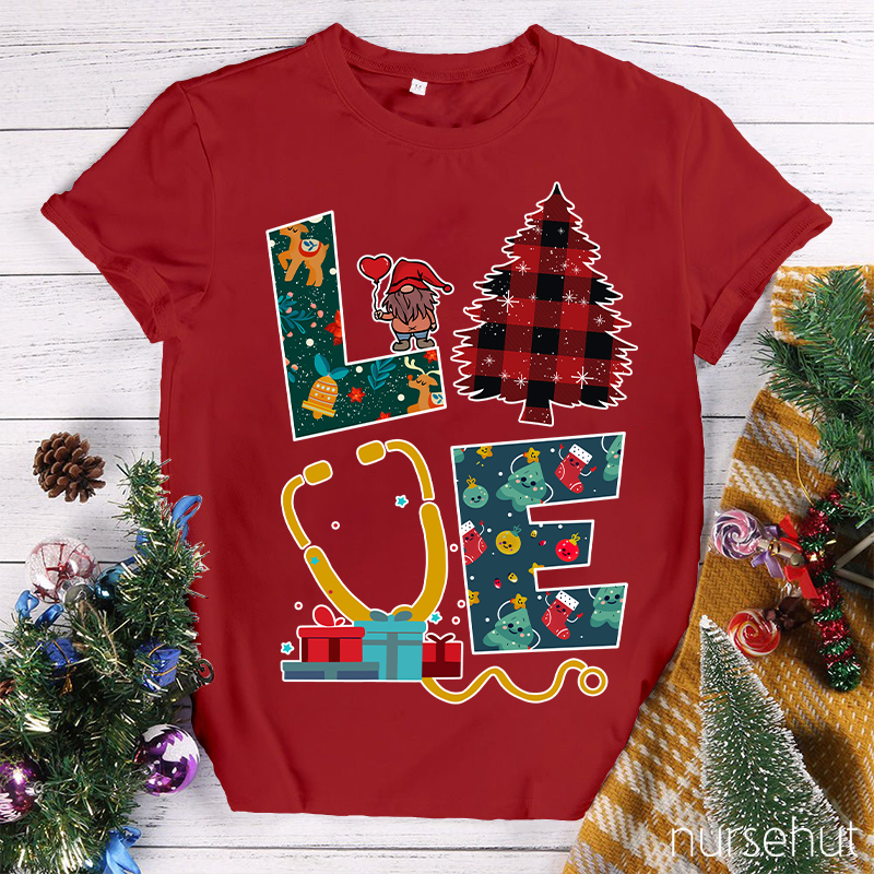 We Wish You A Merry Christmas Nurse T-Shirt