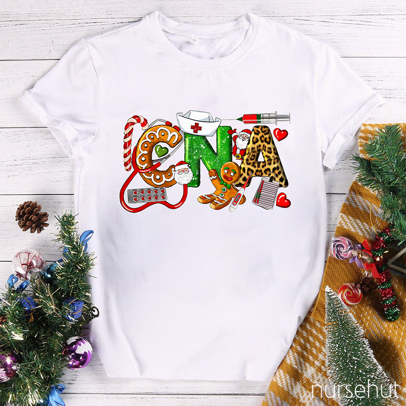 CNA We Deserve A Wonderful Christmas Nurse T-Shirt
