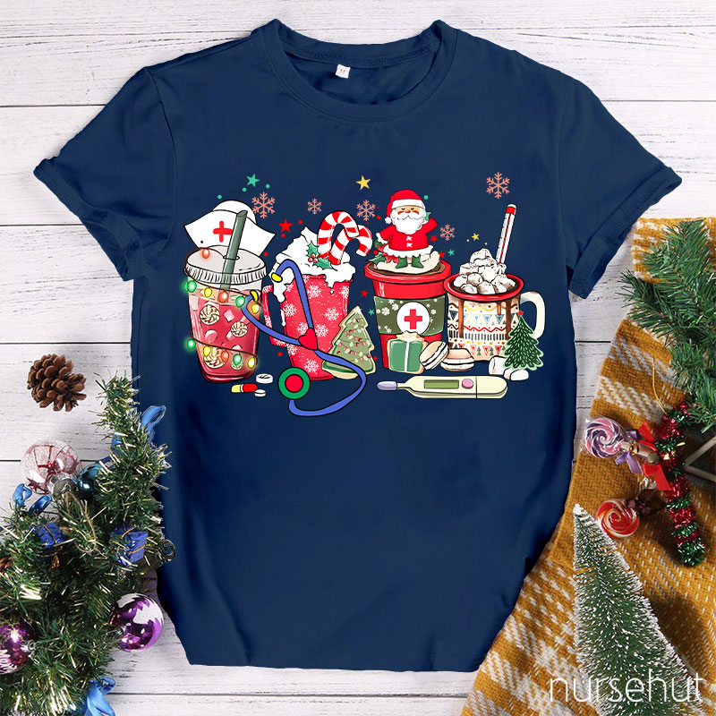 Let's Toast To Celebrate Christmas Nurse T-Shirt