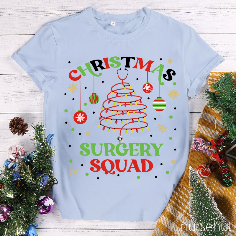 Christmas Surgery Squad Nurse T-Shirt