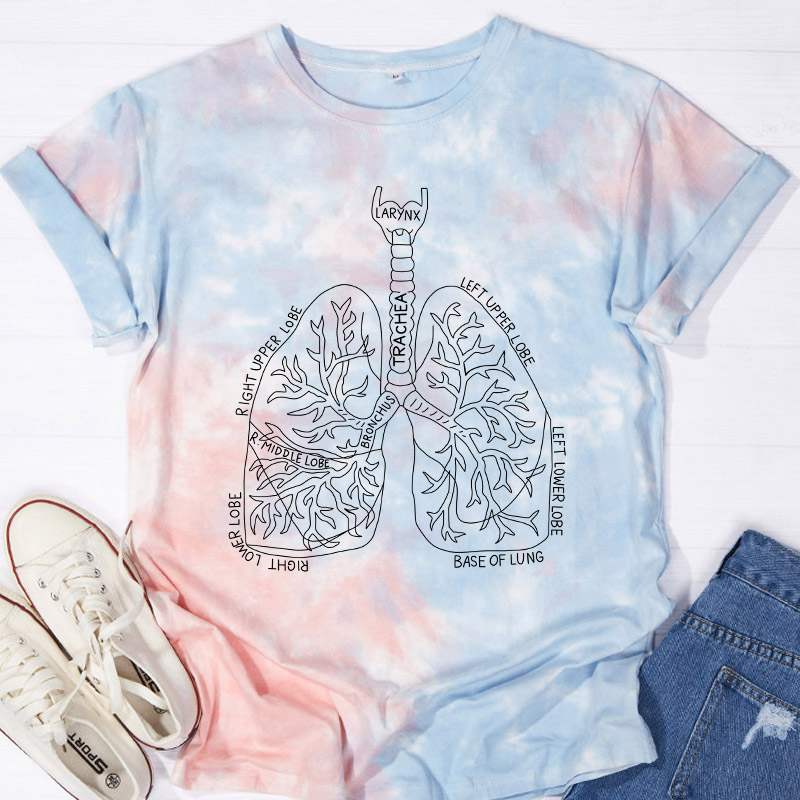 That's A Lungs Nurse Tie-dye T-Shirt