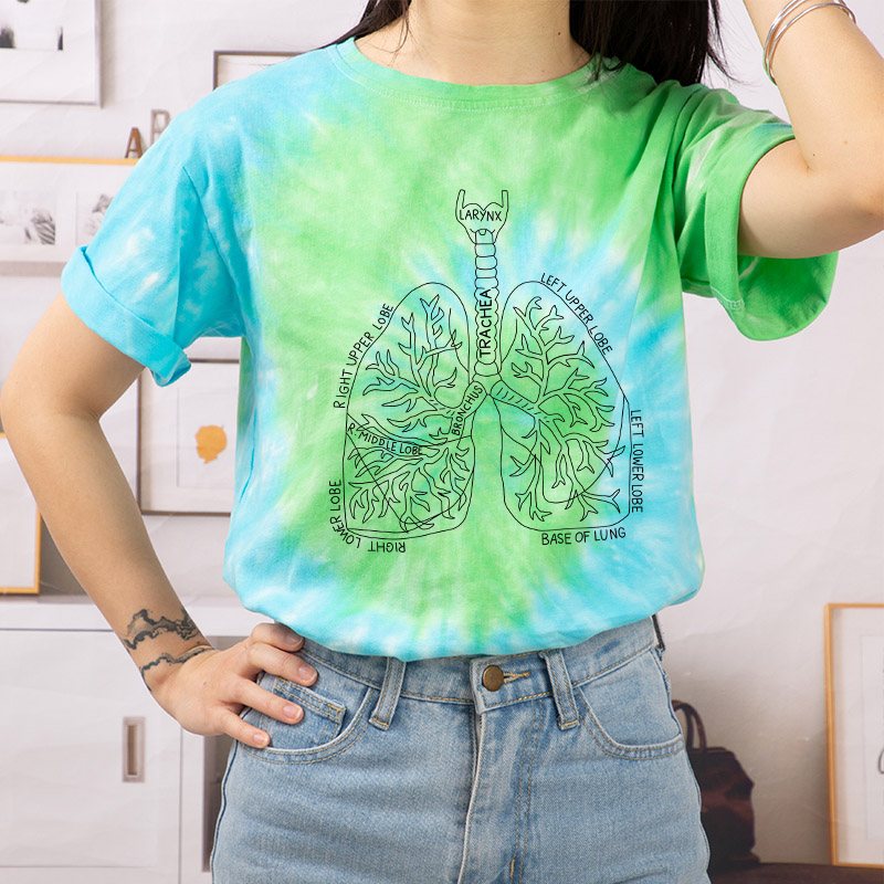 That's A Lungs Nurse Tie-dye T-Shirt