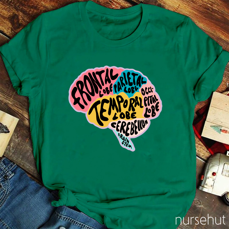 Pink Neurology Nurse T-Shirt