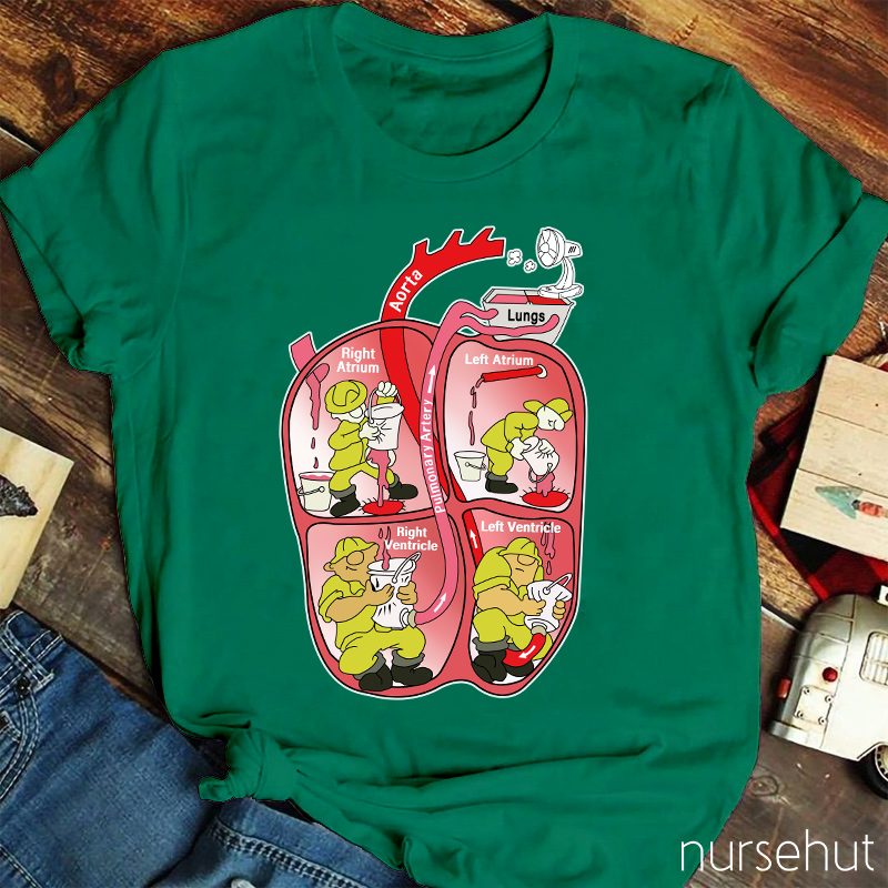 A Hard Working Lung Nurse T-Shirt