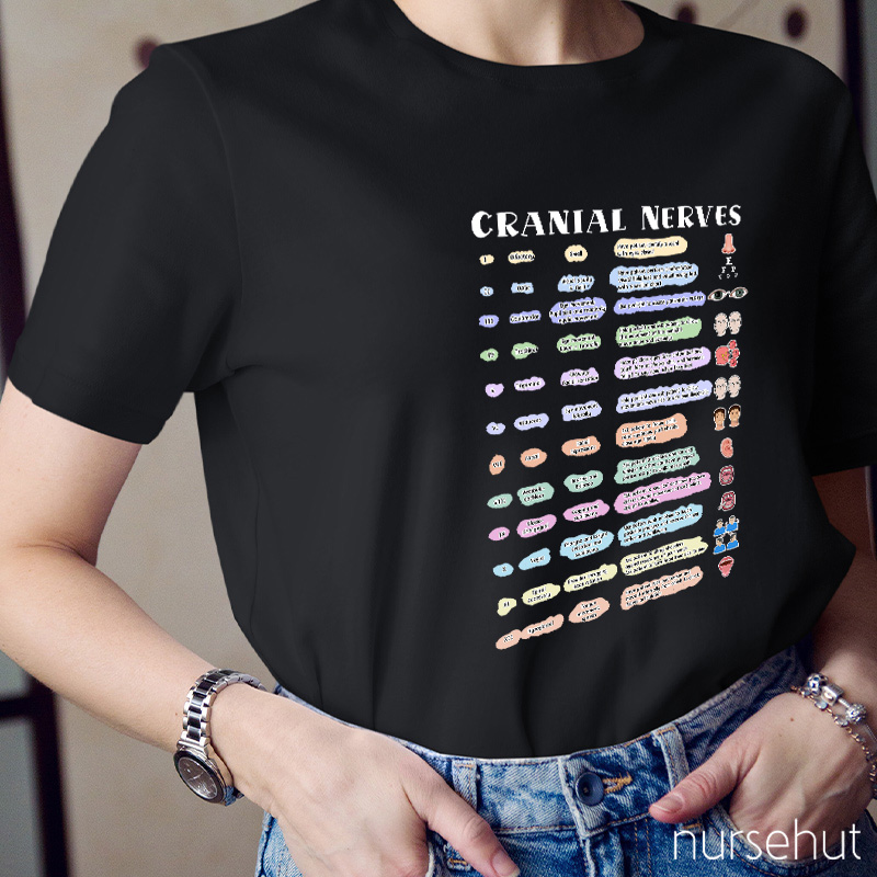 Cranial Nerves Nurse T-Shirt