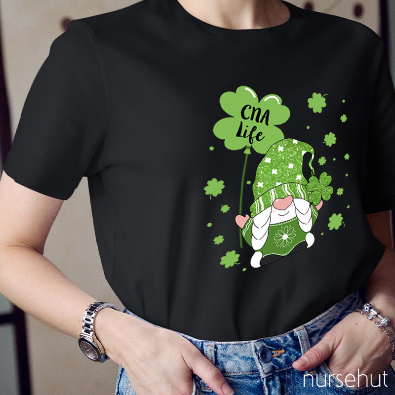 Personalized Lucky Life Nurse T-Shirt