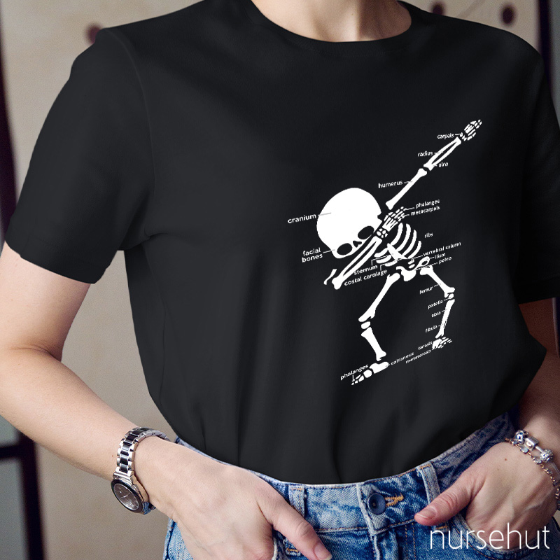 Deb Skeleton Nurse T-Shirt