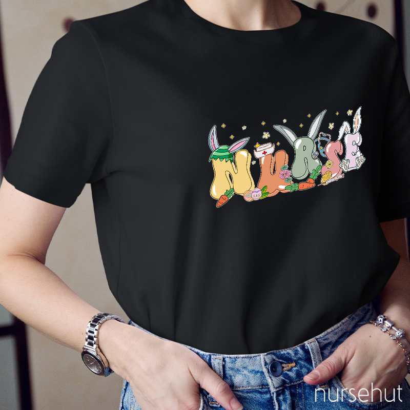 Easter Bunny Nurse T-Shirt