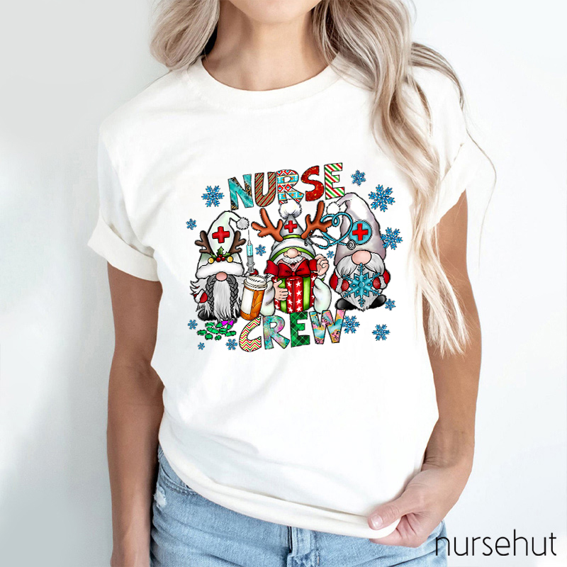 Gnomes Nurse Crew Nurse T-Shirt