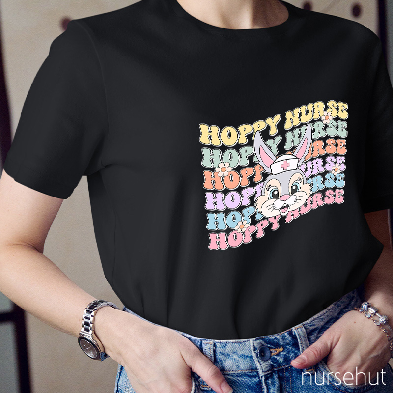 Hoppy Bunny Nurse T-Shirt