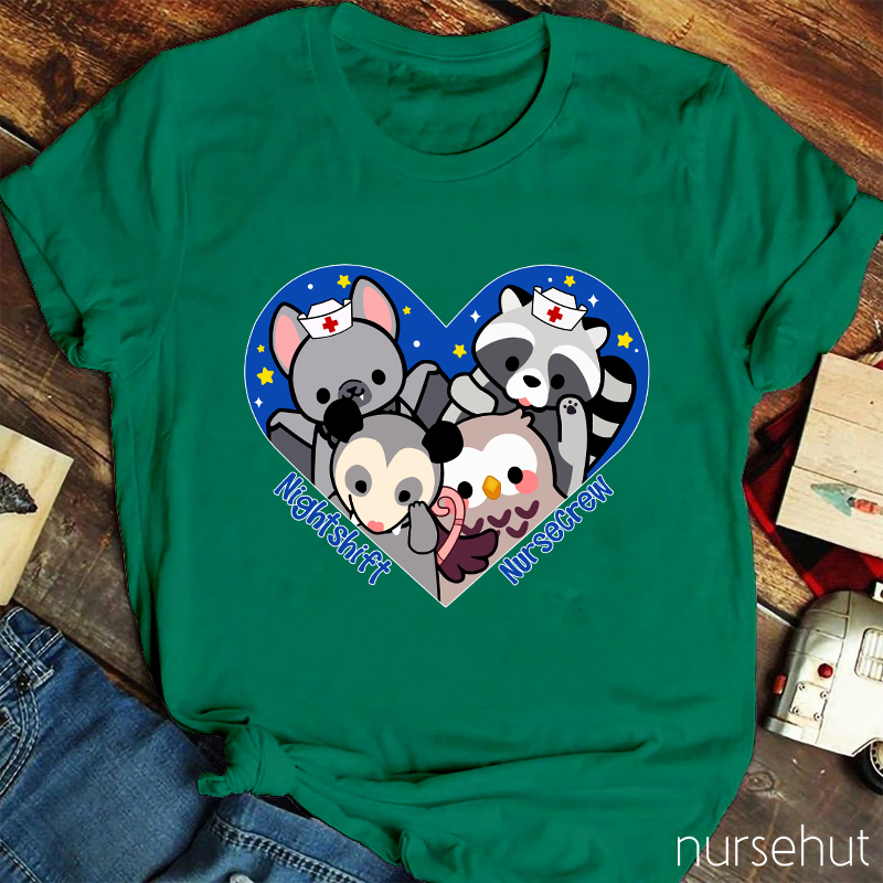 Nightshift Nursecrew Nurse T-Shirt