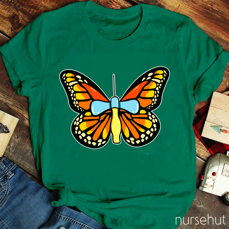 It's Just Like A Butterfly Nurse T-Shirt