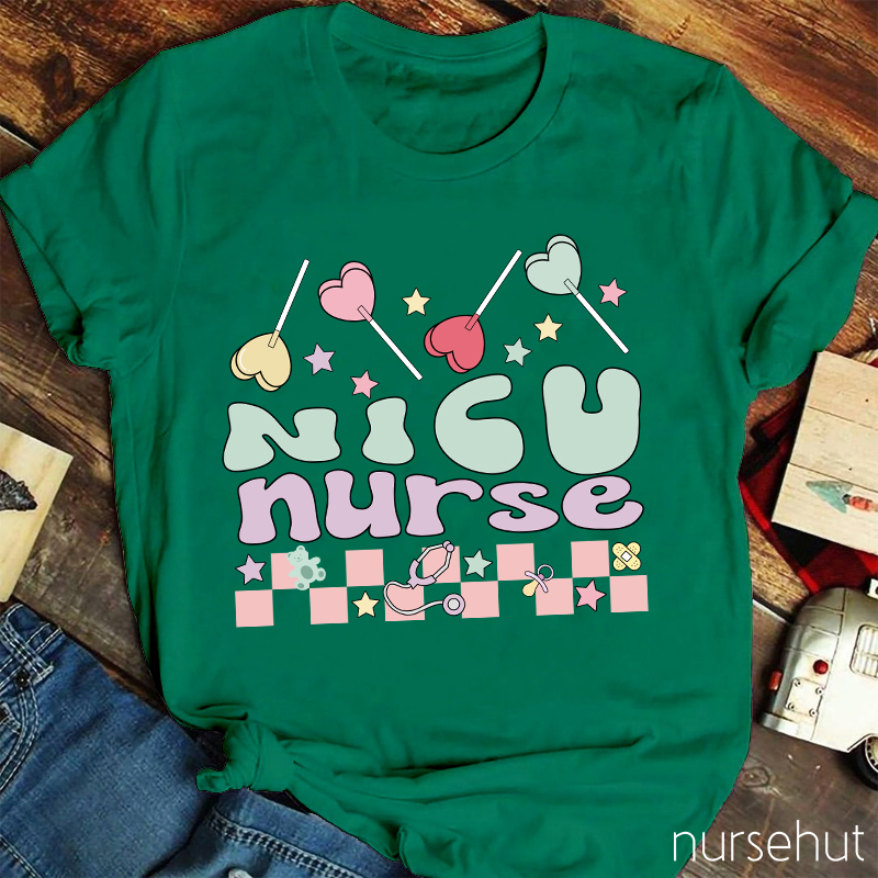 Personalized Department Valentine Cute Nurse T-Shirt