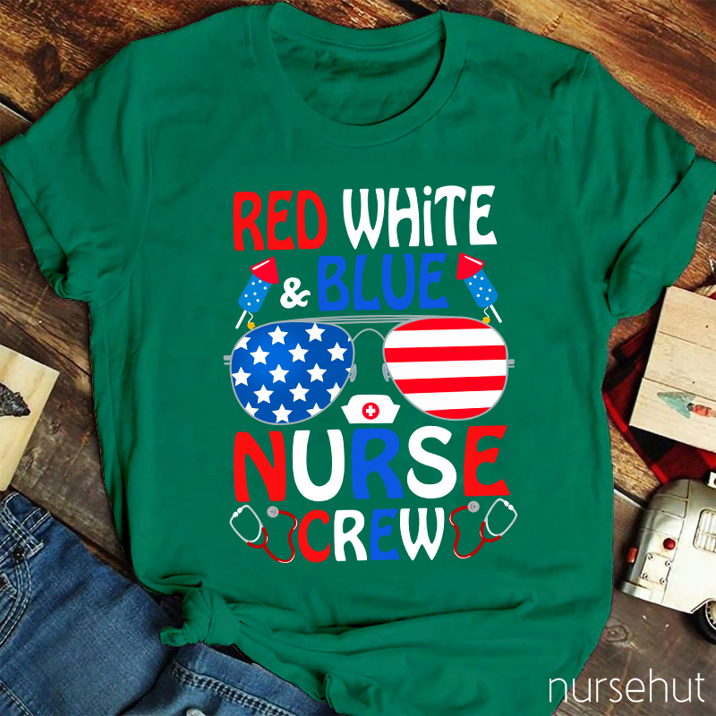 Red White Blue Nurse T-Shirt