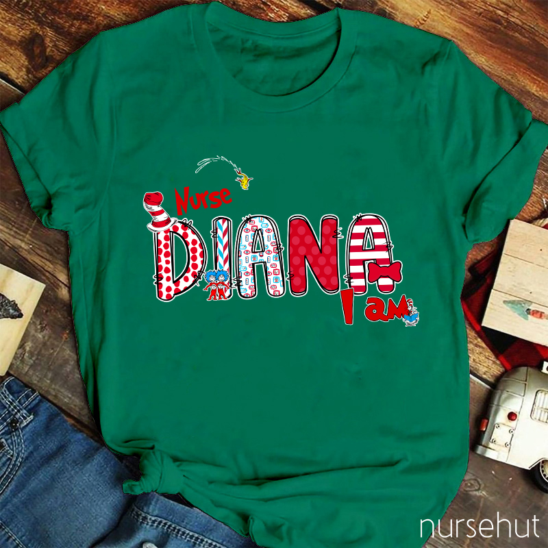 Personalized Hi Nurse T-Shirt