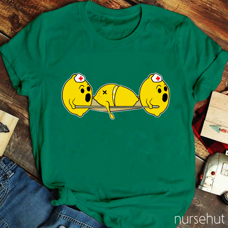 First Aid Lemon First Aid Nurse T-Shirt