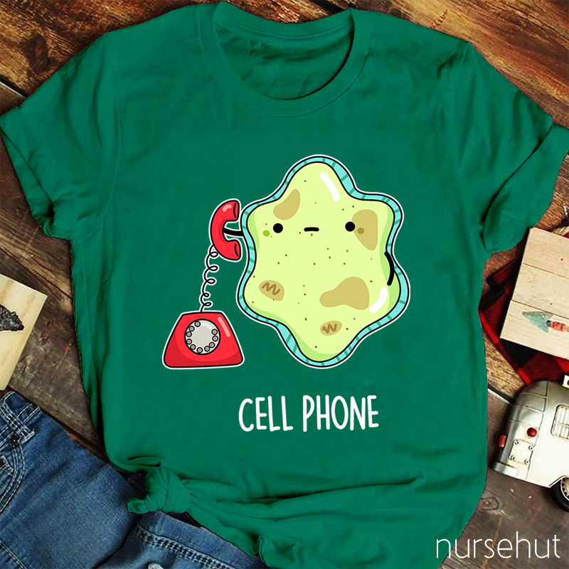 Cell Phone Nurse T-Shirt