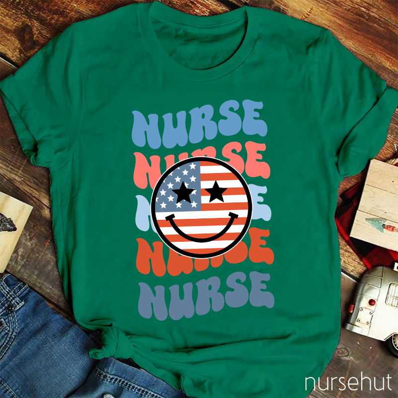 The Fourth Of July Nurse T-Shirt