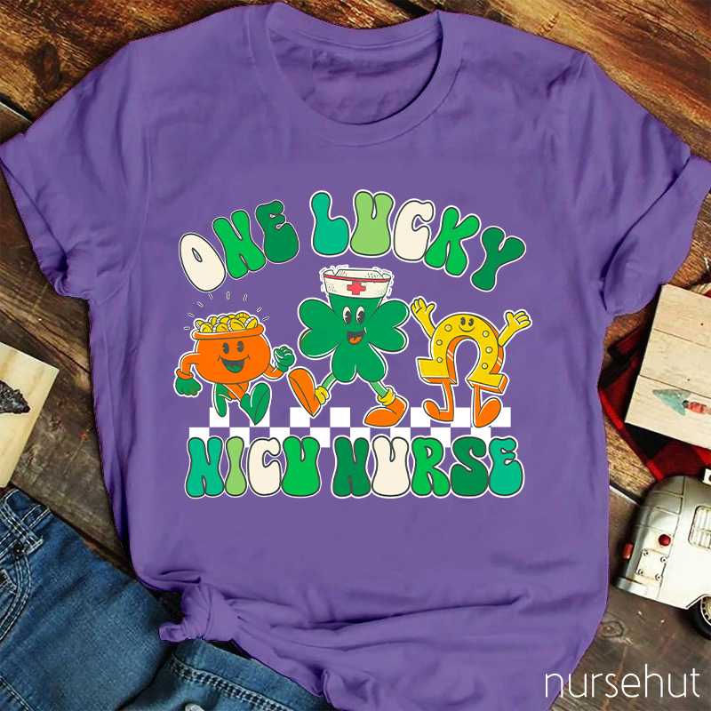 One Lucky NICU Nurse T-Shirt