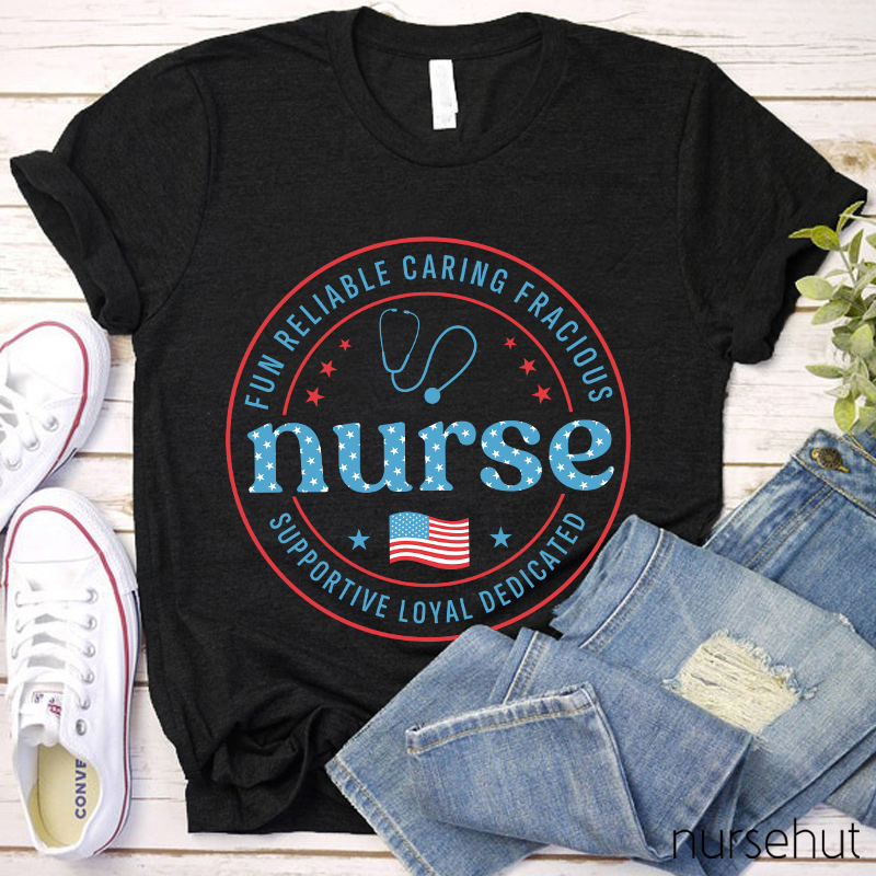 Supportive Loyal Dedicated Nurse T-Shirt
