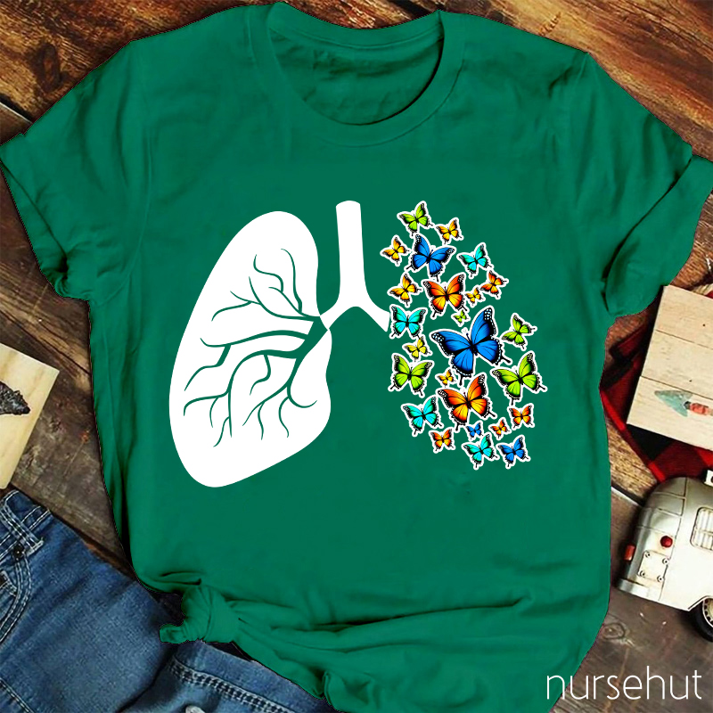 Caring For Lung Health Nurse T-Shirt