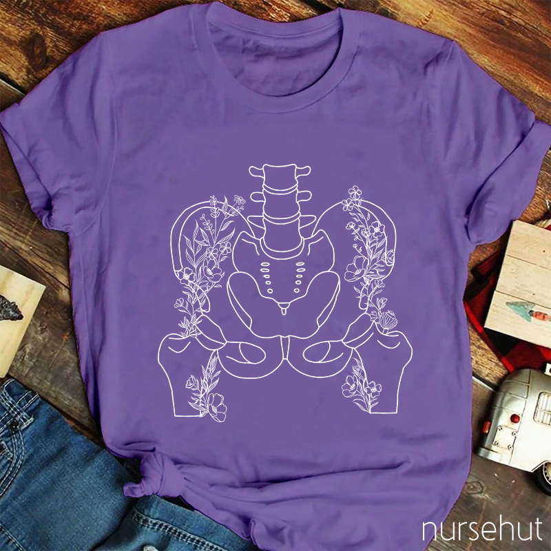 Orthopaedic Flower Nurse T-Shirt